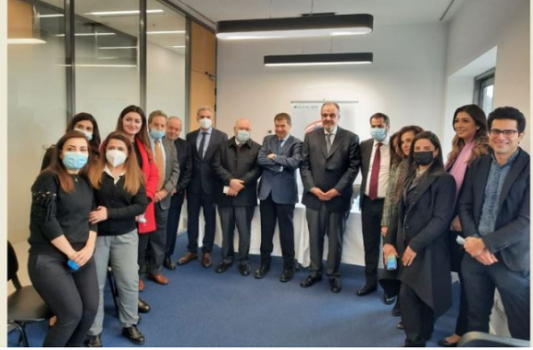 Ministers Abiad and Boujikian Visited Benta Industries in Dbayeh and Algorithm Company in Zekrit